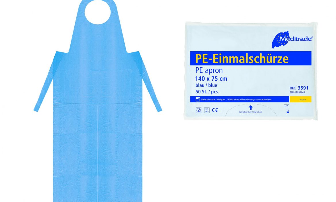 35691_PE-Einmalschürze_Packung und Schürze